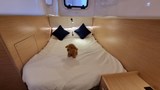 Aft Cabin - set as a double, the bed can also be set as two single beds
